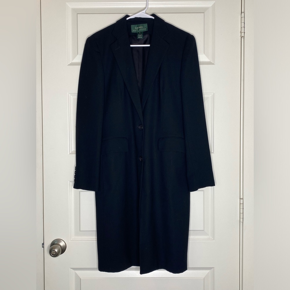 Ralph Lauren Black Blazer Coat